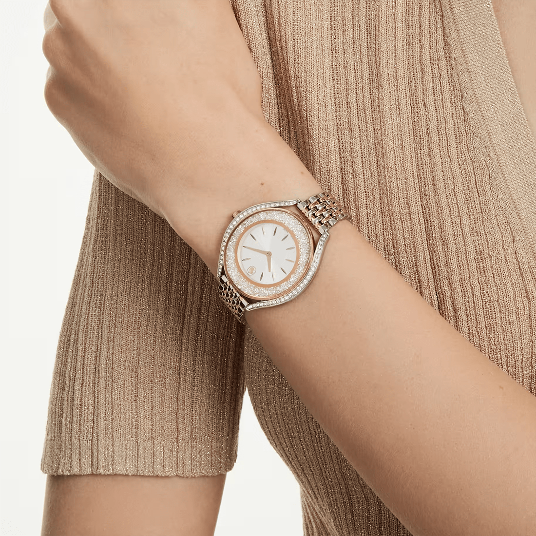 Swarovski Crystalline Aura Two-Tone Bracelet Watch 5519453 thumbnail 6