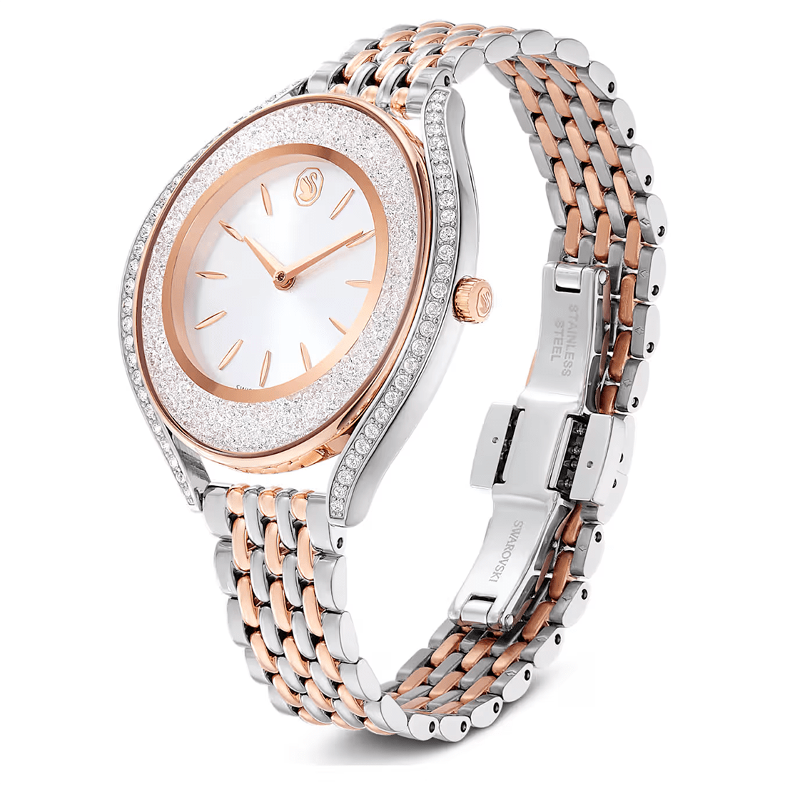 Swarovski Crystalline Aura Two-Tone Bracelet Watch 5519453 thumbnail 5
