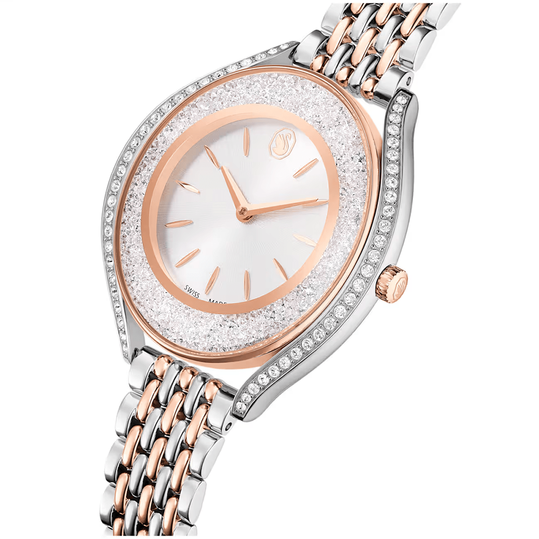 Swarovski Crystalline Aura Two-Tone Bracelet Watch 5519453 thumbnail 3