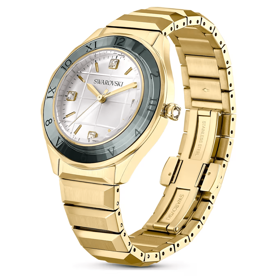 Swarovski Dextera 3-Hand Gold-Tone Watch 5635450 thumbnail 3