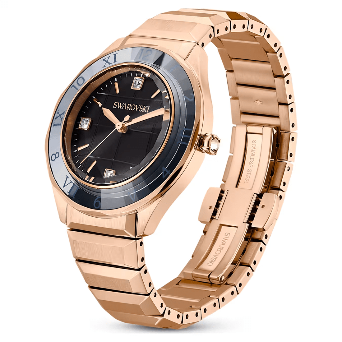 Swarovski Dextera 3-Hand Rose Gold-Tone Watch 5635450 thumbnail 3