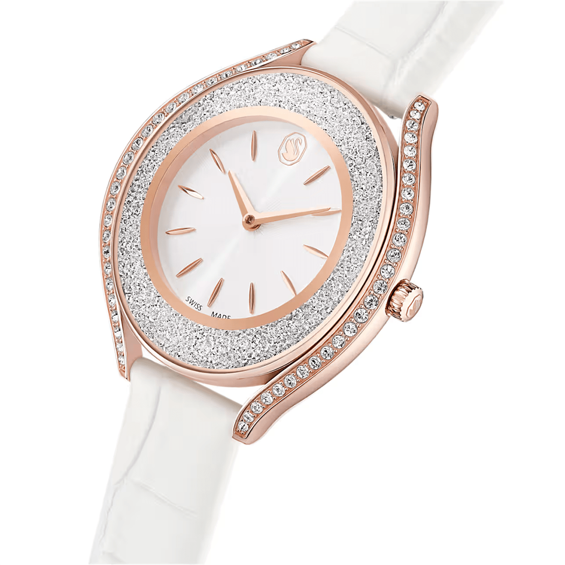 Swarovski Crystalline Aura Leather Strap Watch 5730146 thumbnail 4