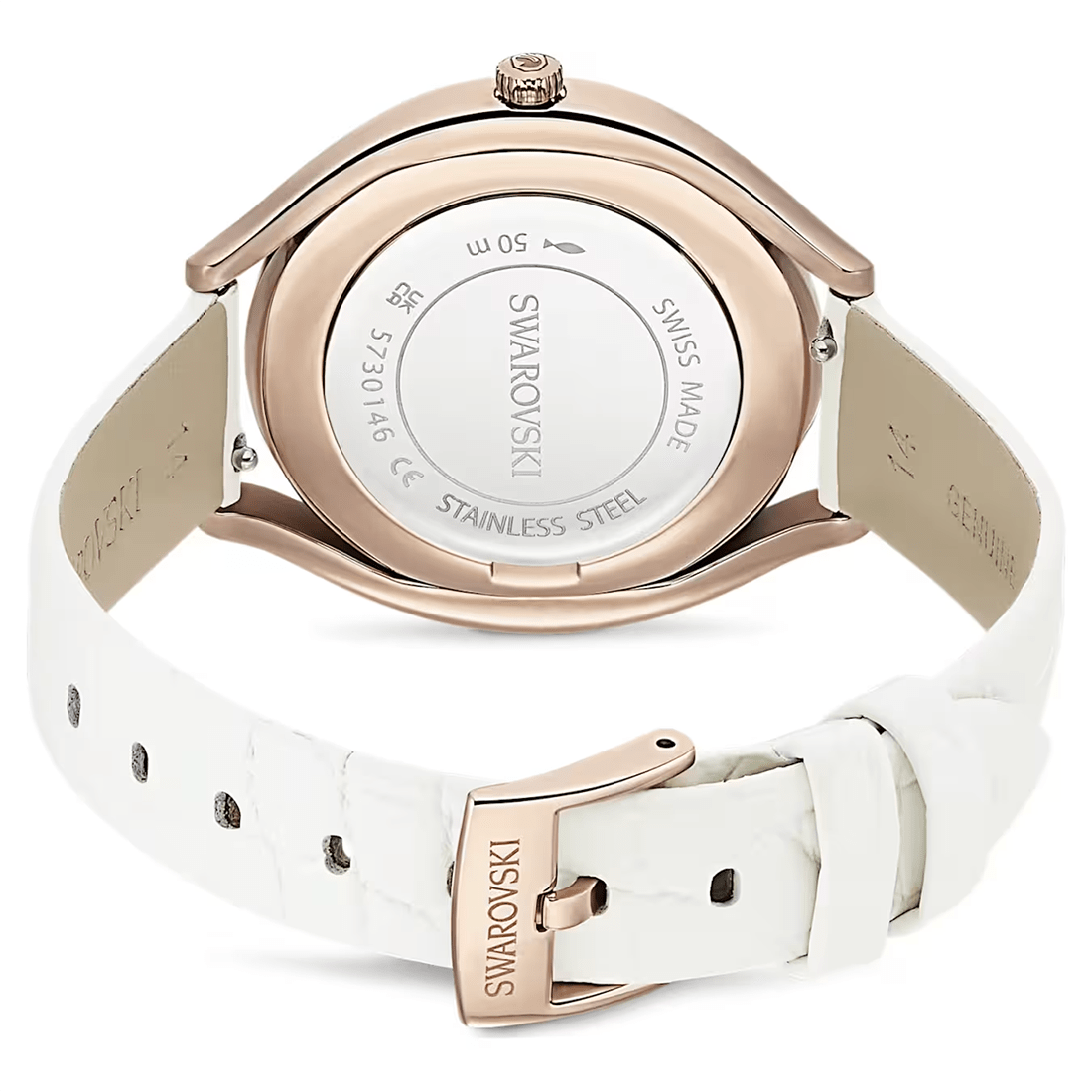 Swarovski Crystalline Aura Leather Strap Watch 5730146 thumbnail 3