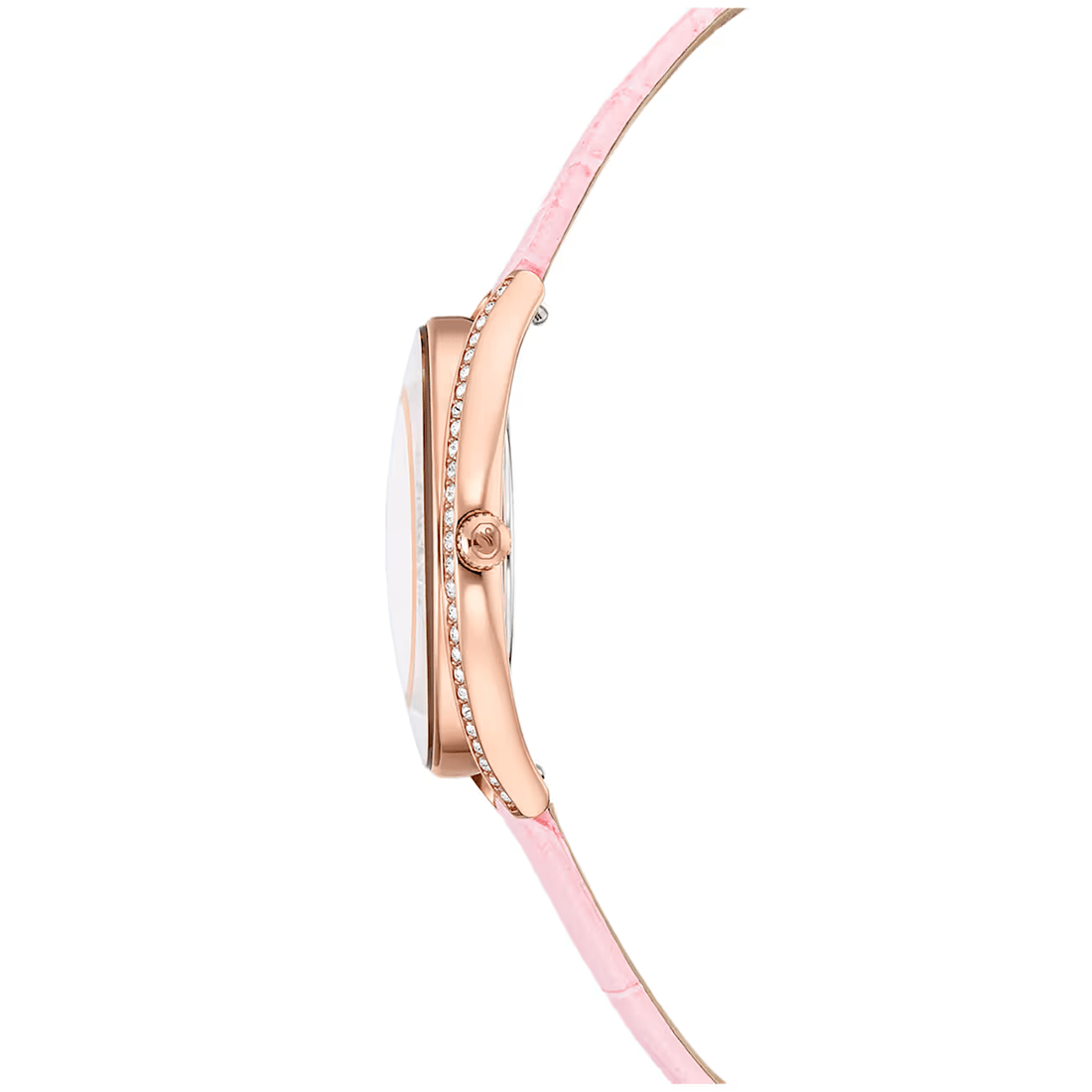 Swarovski Crystalline Aura Pink Leather Strap Watch 5730150 thumbnail 5