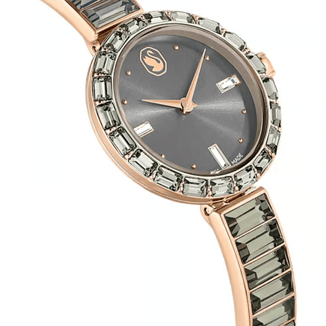 Swarovski Matrix Bangle Watch in Gray & Rose Gold Watch 5679887 thumbnail 5