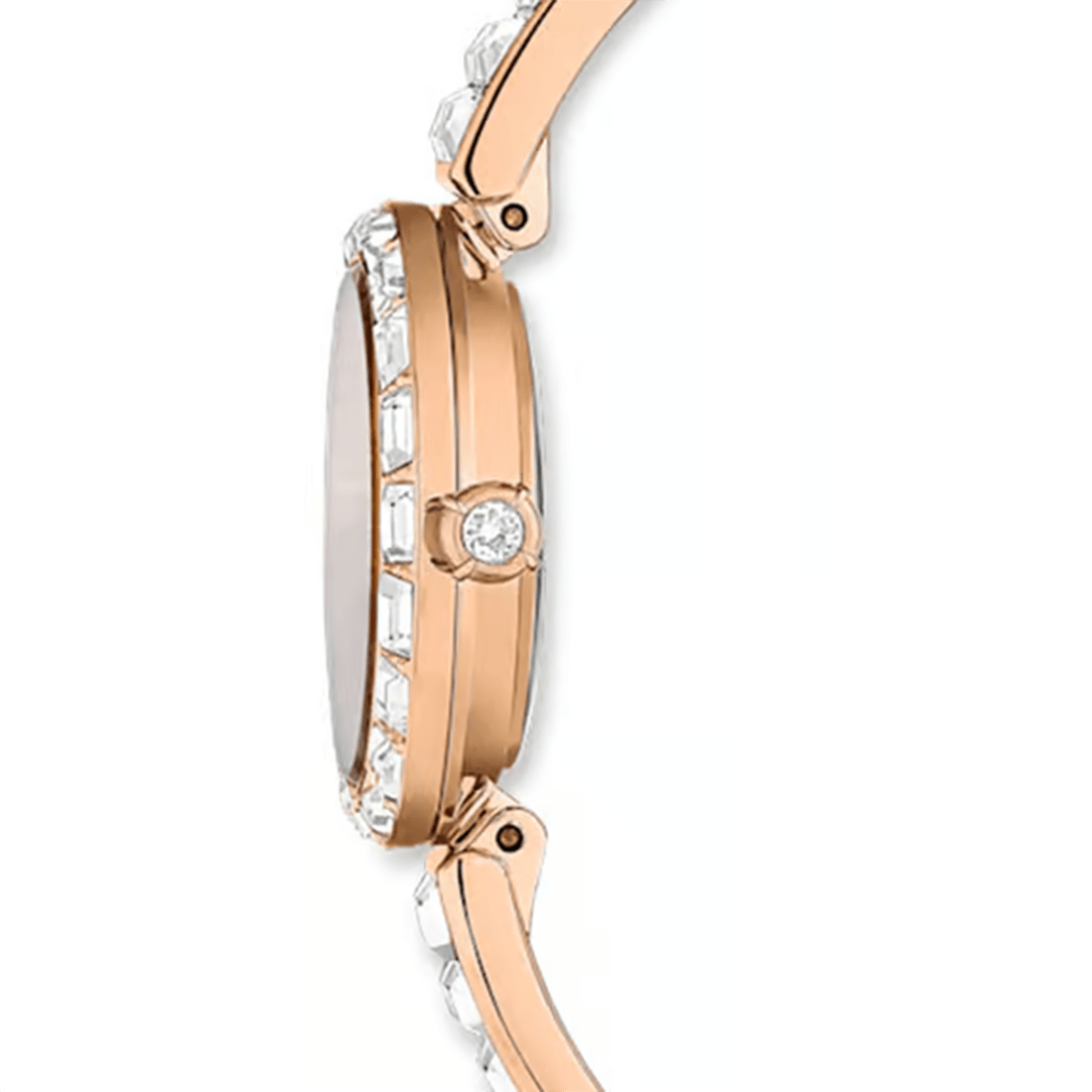 Swarovski Matrix Bangle Watch in White & Rose Gold Watch 5671158 thumbnail 6
