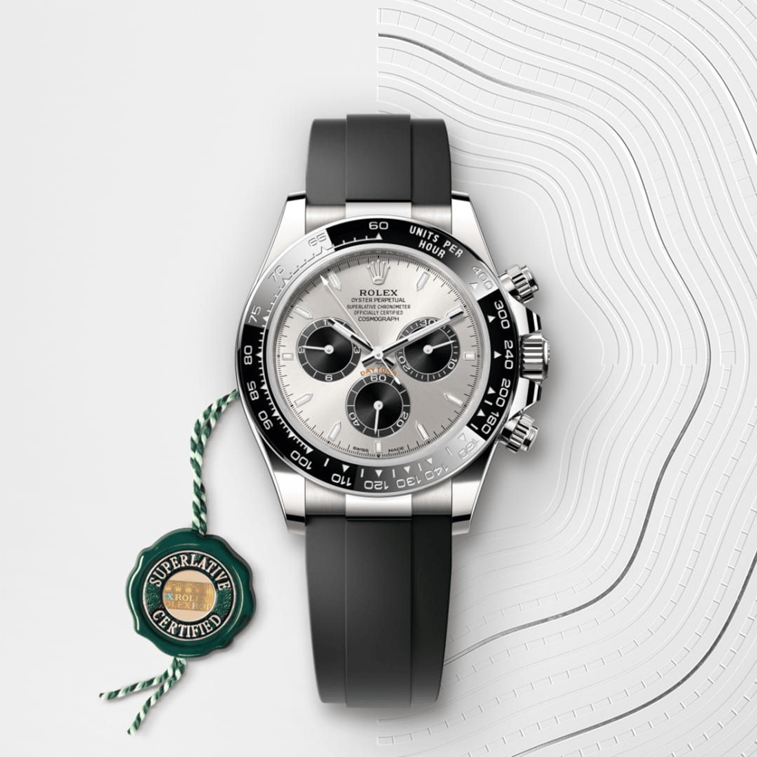 Rolex Cosmograph Daytona Oyster, White Gold Watch M126519LN-0006 thumbnail 2