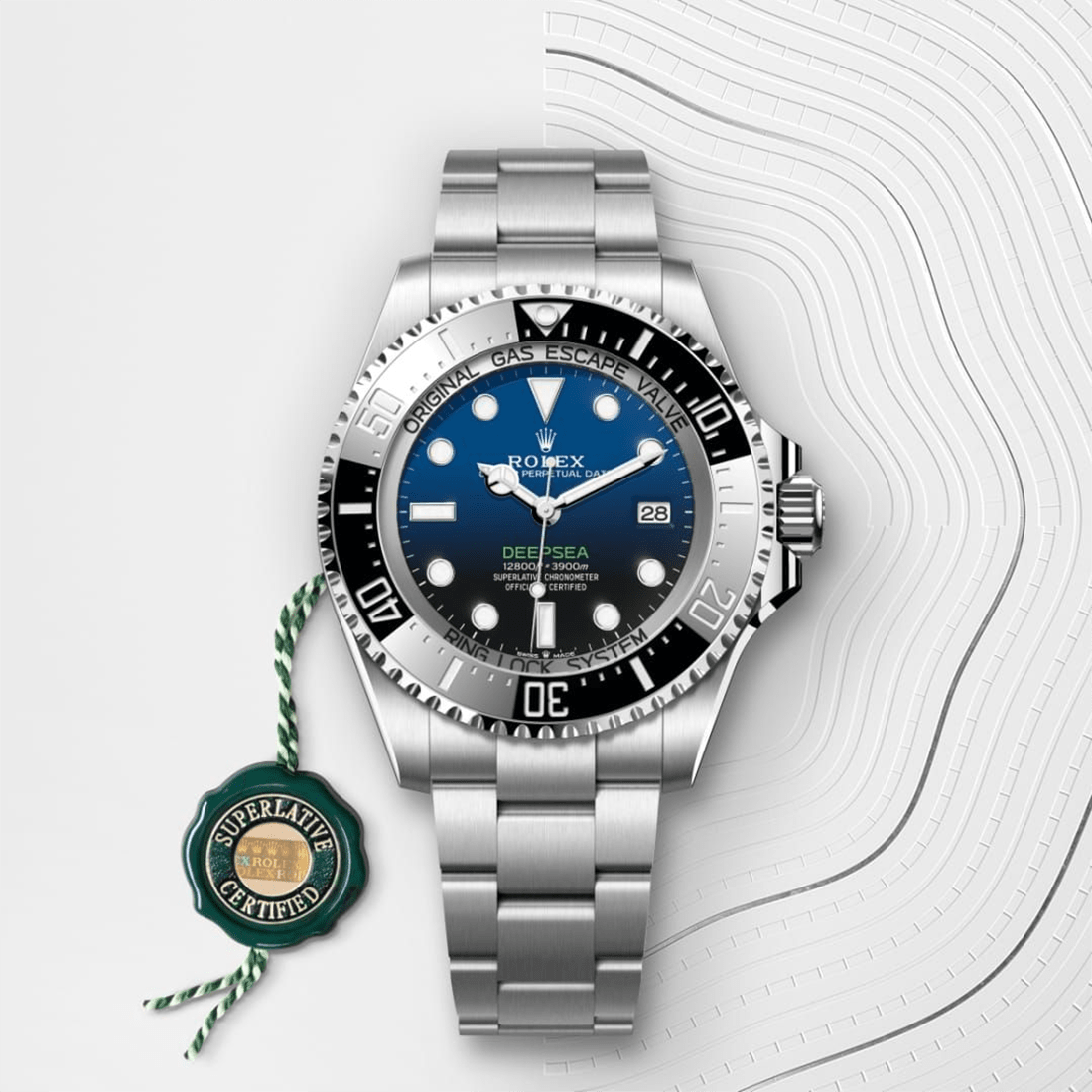 Rolex Deepsea Oyster, Oystersteel D-Blue Dial Watch M136660-0005 thumbnail 2