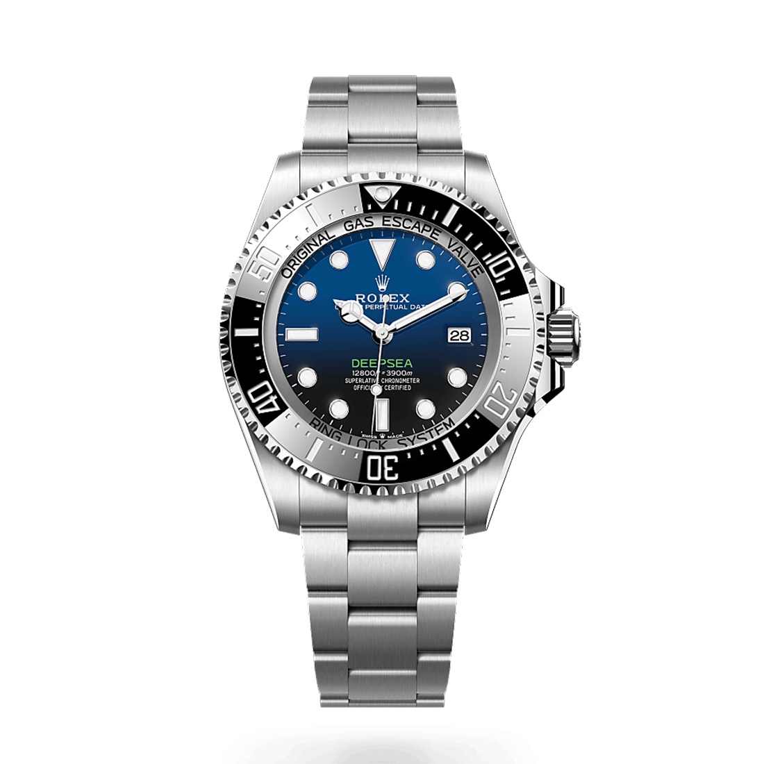 Rolex Deepsea Oyster, Oystersteel D-Blue Dial Watch M136660-0005