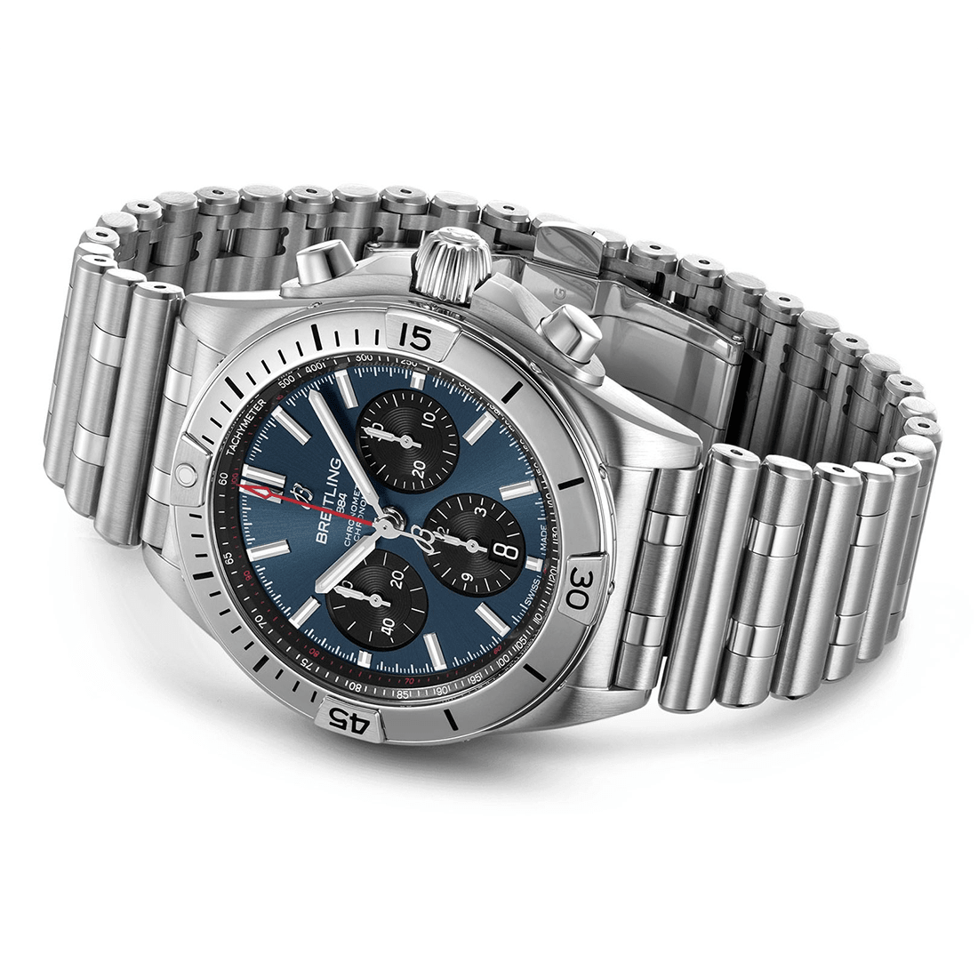 Breitling Chronomat B01 Blue Dial Automatic Watch AB0134101C1A1 thumbnail 4