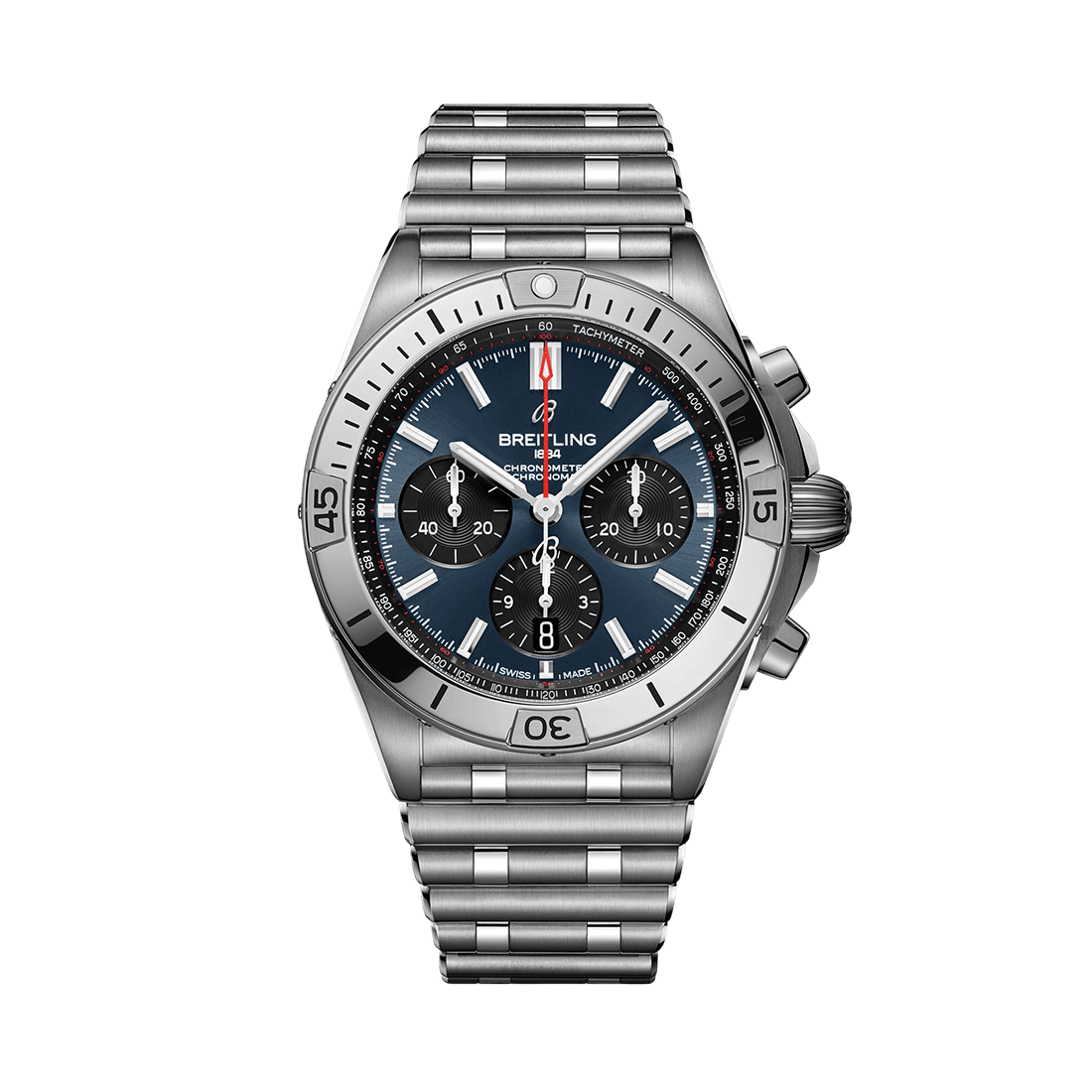 Breitling Chronomat B01 Blue Dial Automatic Watch AB0134101C1A1