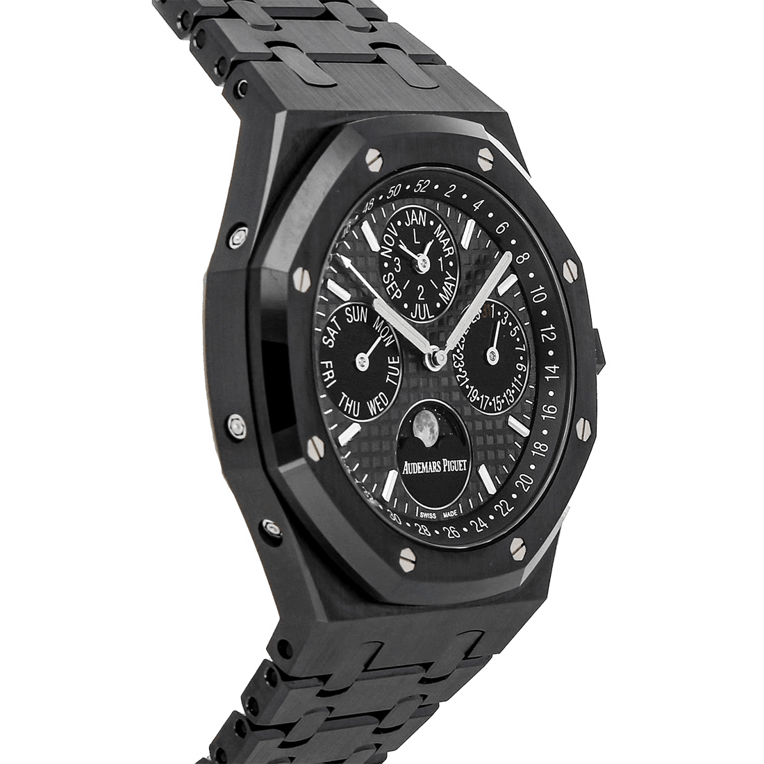 Audemars Piguet Royal Oak Perpetual Calendar Black Dial Watch 26579CE.OO.1225CE.01 thumbnail 3
