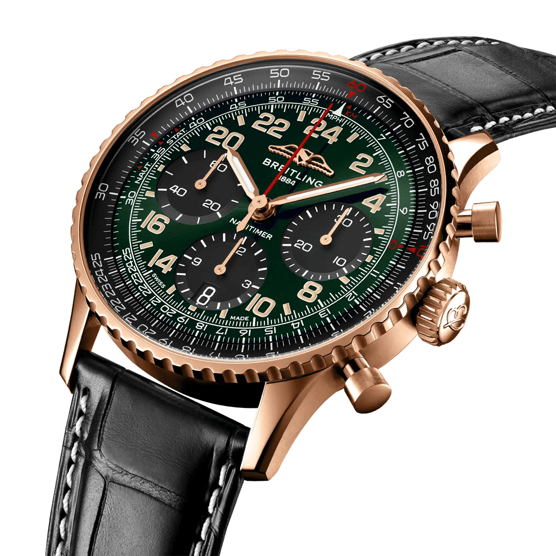 Breitling Navitimer B12 Chronograph 41 Cosmonaute Watch RB12302A1L1P1 thumbnail 3