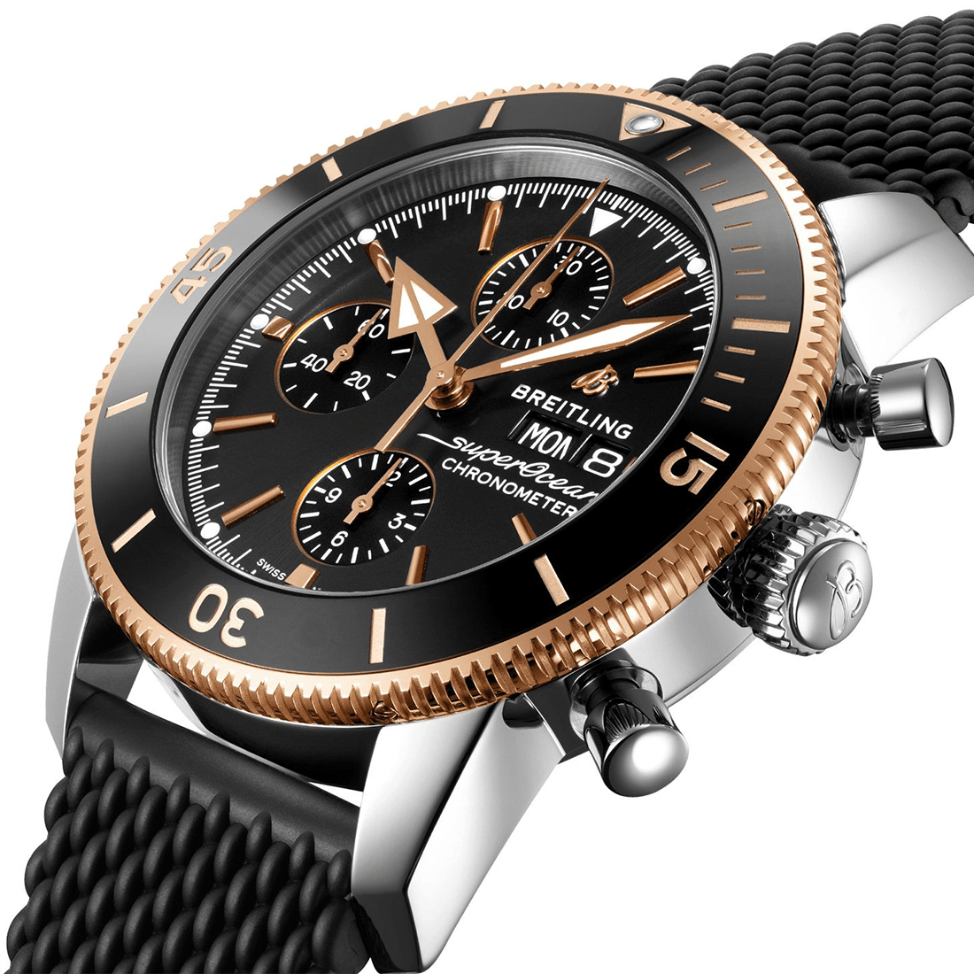 Breitling Superocean Heritage Chronograph 44 Black Dial Automatic Watch U13313121B1S1 thumbnail 3