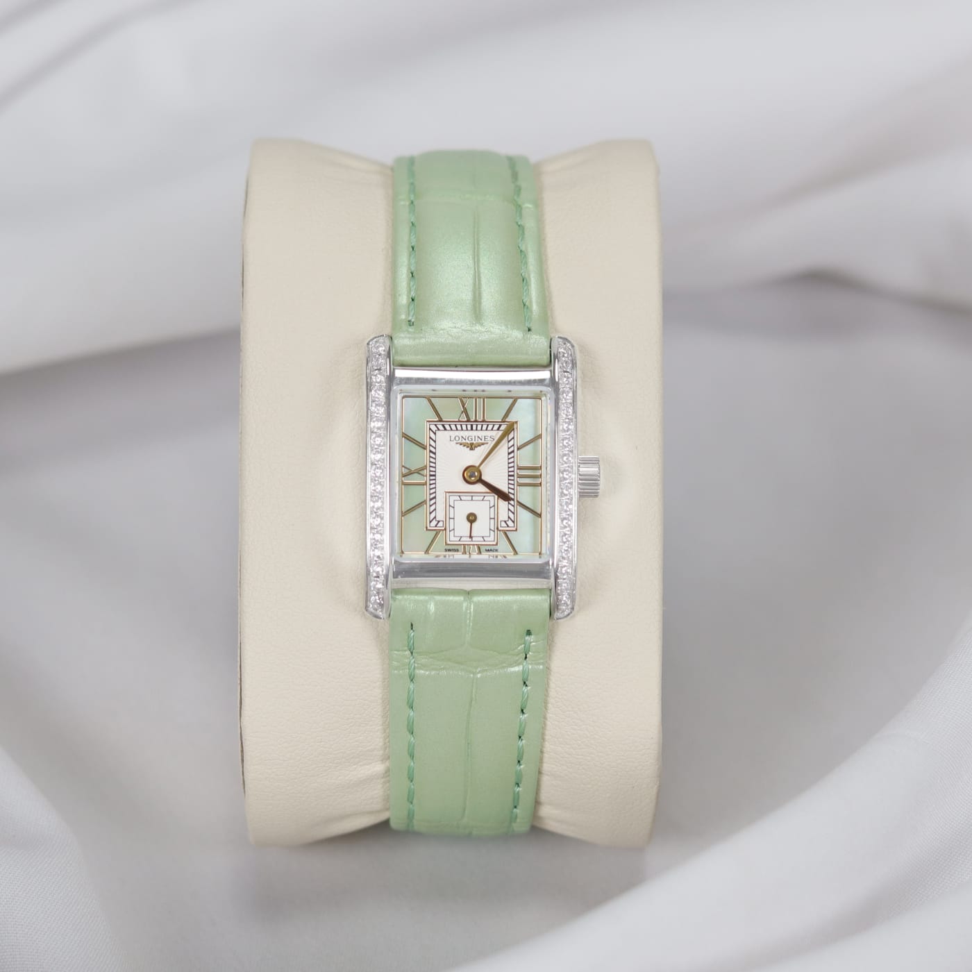 Longines Mini DolceVita Mint Green Women Watch L5.200.0.05.2 thumbnail 3