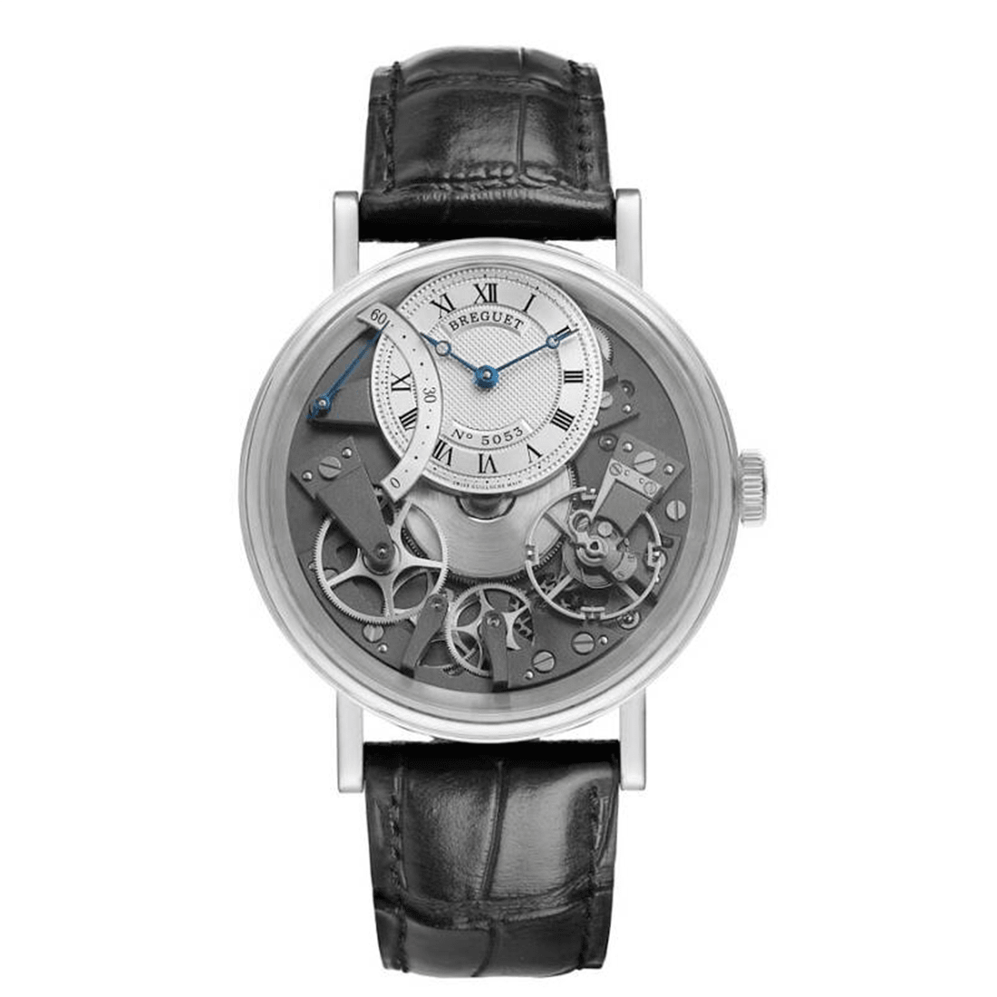 Breguet Tradition Automatique Seconde Rétrograde 40mm 18k White Gold Watch 7097BB/G1/9WU