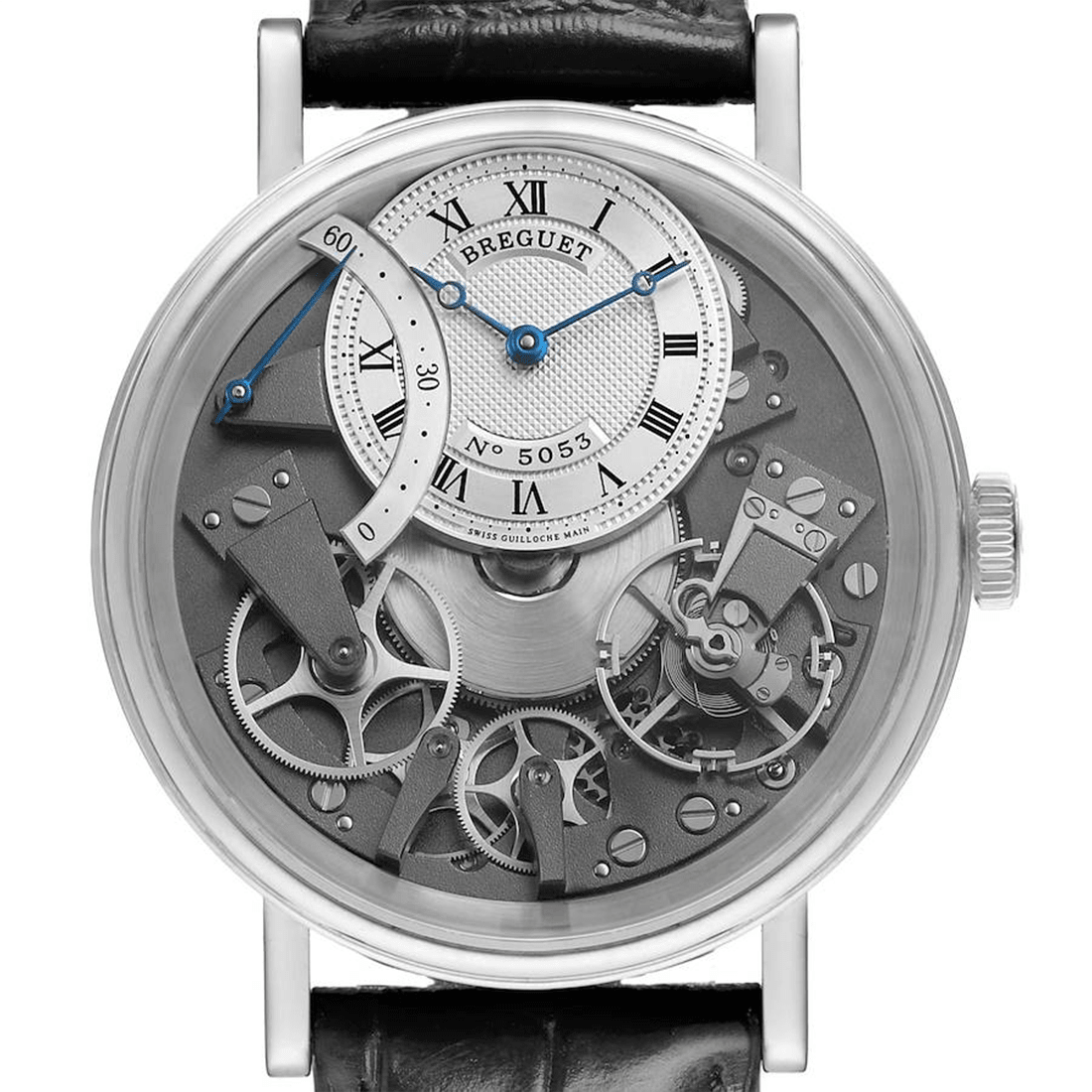 Breguet Tradition Automatique Seconde Rétrograde 40mm 18k White Gold Watch 7097BB/G1/9WU thumbnail 4