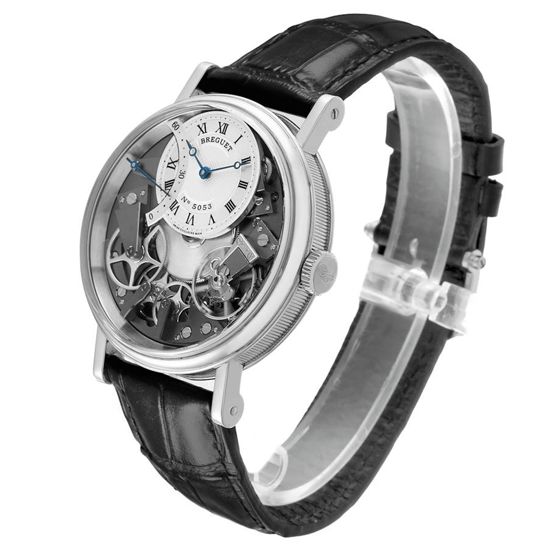 Breguet Tradition Automatique Seconde Rétrograde 40mm 18k White Gold Watch 7097BB/G1/9WU thumbnail 2