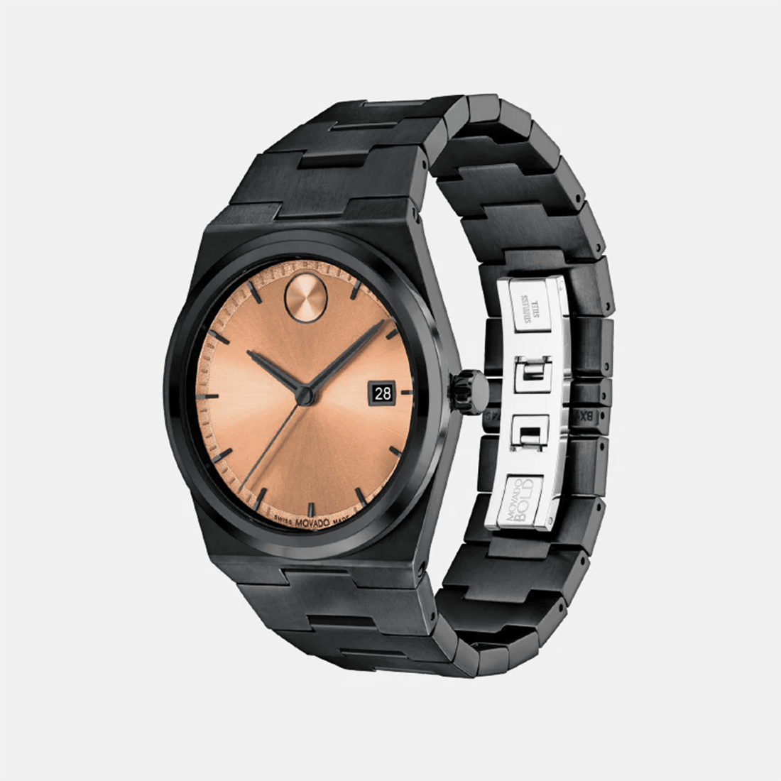 Movado Bold Quest Rose Gold Dial Watch 3601244 thumbnail 2