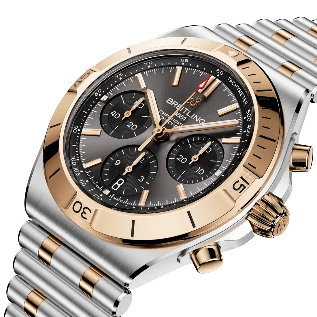 Breitling Chronomat B01 Chronograph 42 Grey Dial Watch UB0158101B1U1 thumbnail 3