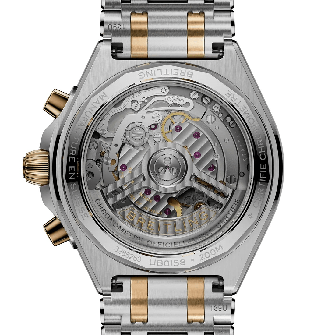 Breitling Chronomat B01 Chronograph 42 Grey Dial Watch UB0158101B1U1 thumbnail 4