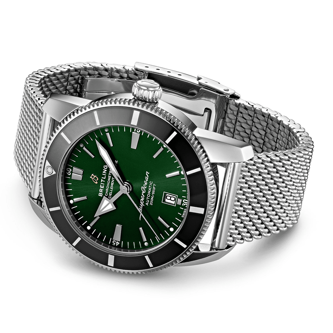 Breitling Superocean Heritage B20 Automatic Green Dial Watch AB2020121L1A1 thumbnail 2