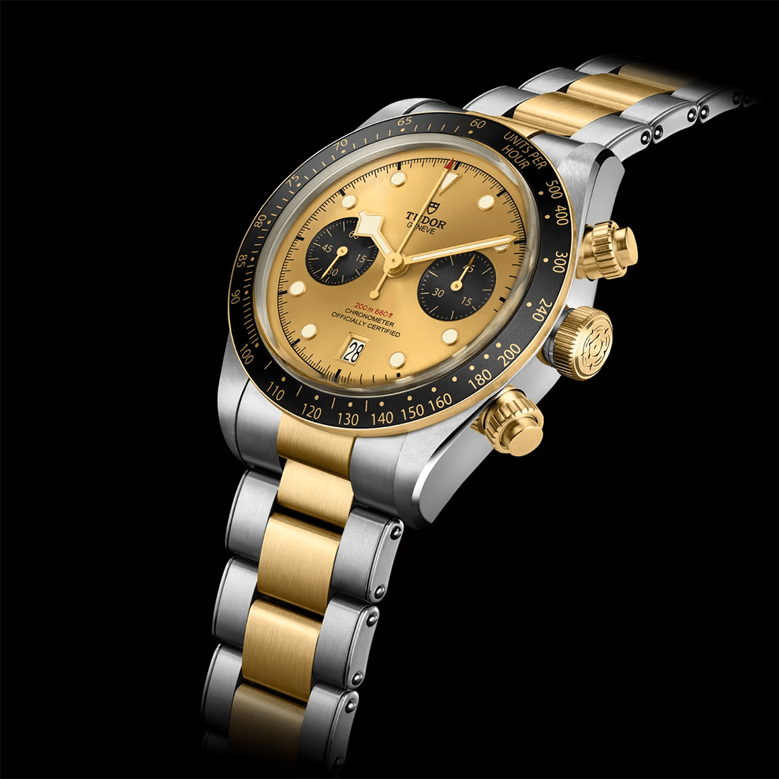 Tudor Black Bay Chrono S&G Gold Dial Premium Watch M79363N-0007 thumbnail 4