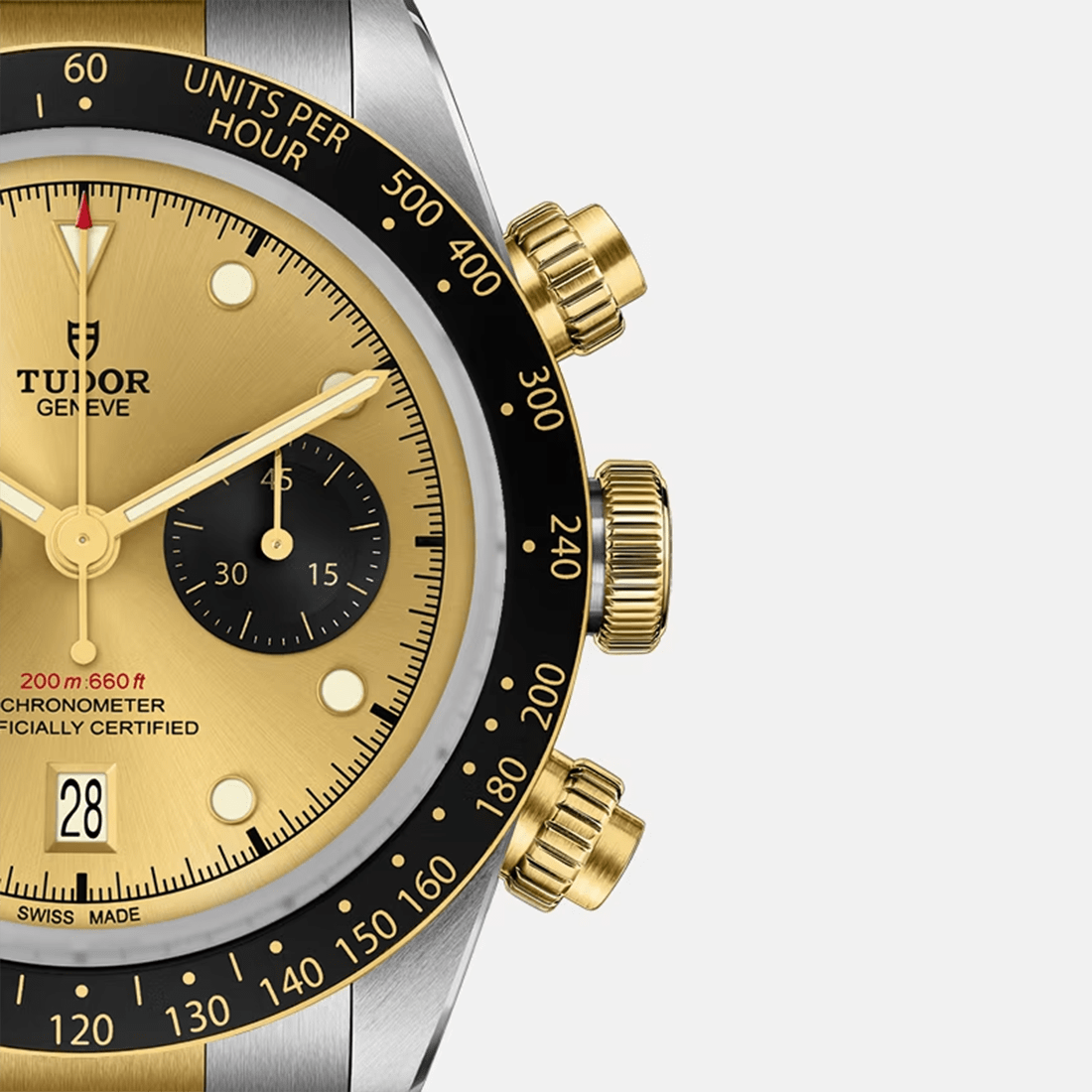 Tudor Black Bay Chrono S&G Gold Dial Premium Watch M79363N-0007 thumbnail 2