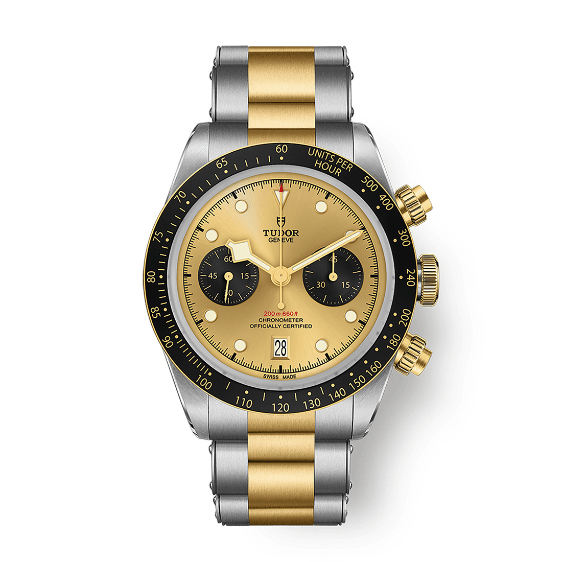 Tudor Black Bay Chrono S&G Gold Dial Premium Watch M79363N-0007
