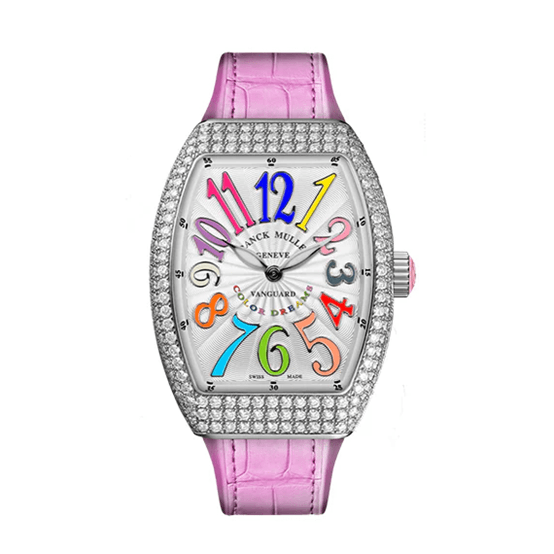 Franck Muller Vanguard Lady Color Dreams Watch V32 QZ COL DRM D AC (RS)