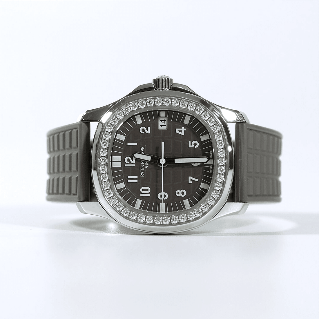 Patek Philippe Aquanaut Steel Diamond Brown Dial Women Watch 5067A-023 thumbnail 2