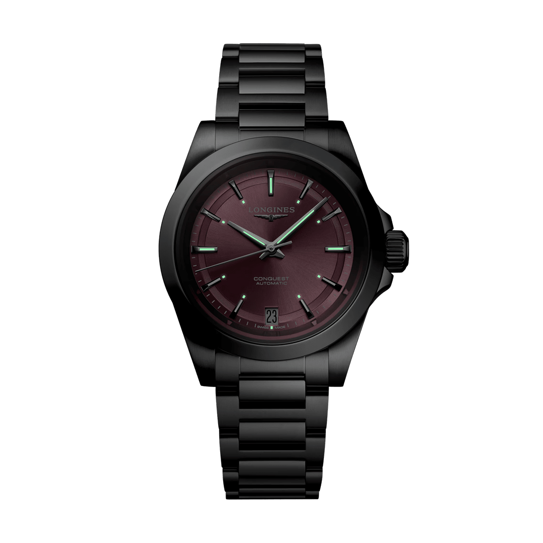 Longines Conquest 34mm Automatic Pink Dial Watch L3.430.4.99.6 thumbnail 4