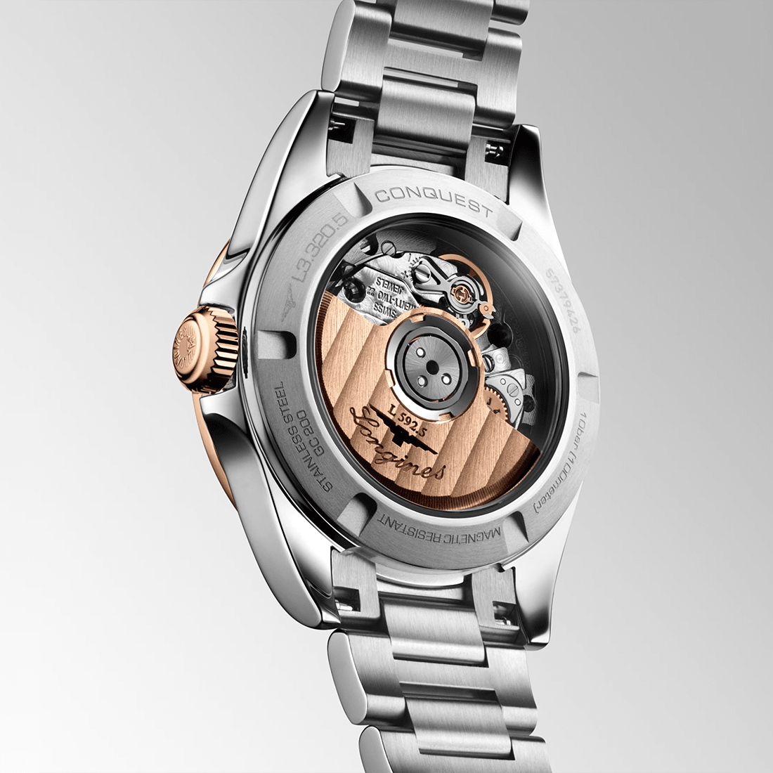 Longines Conquest Two-Tone Silver Dial Watch L3.320.5.72.6 thumbnail 3