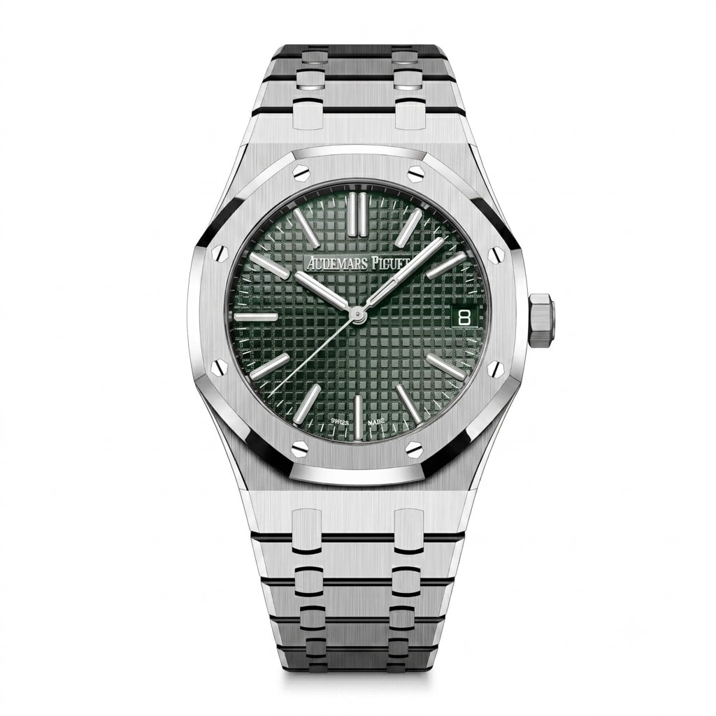 Audemars Piguet Royal Oak Selfwinding 41mm Green Watch 15510ST.OO.1320ST.04
