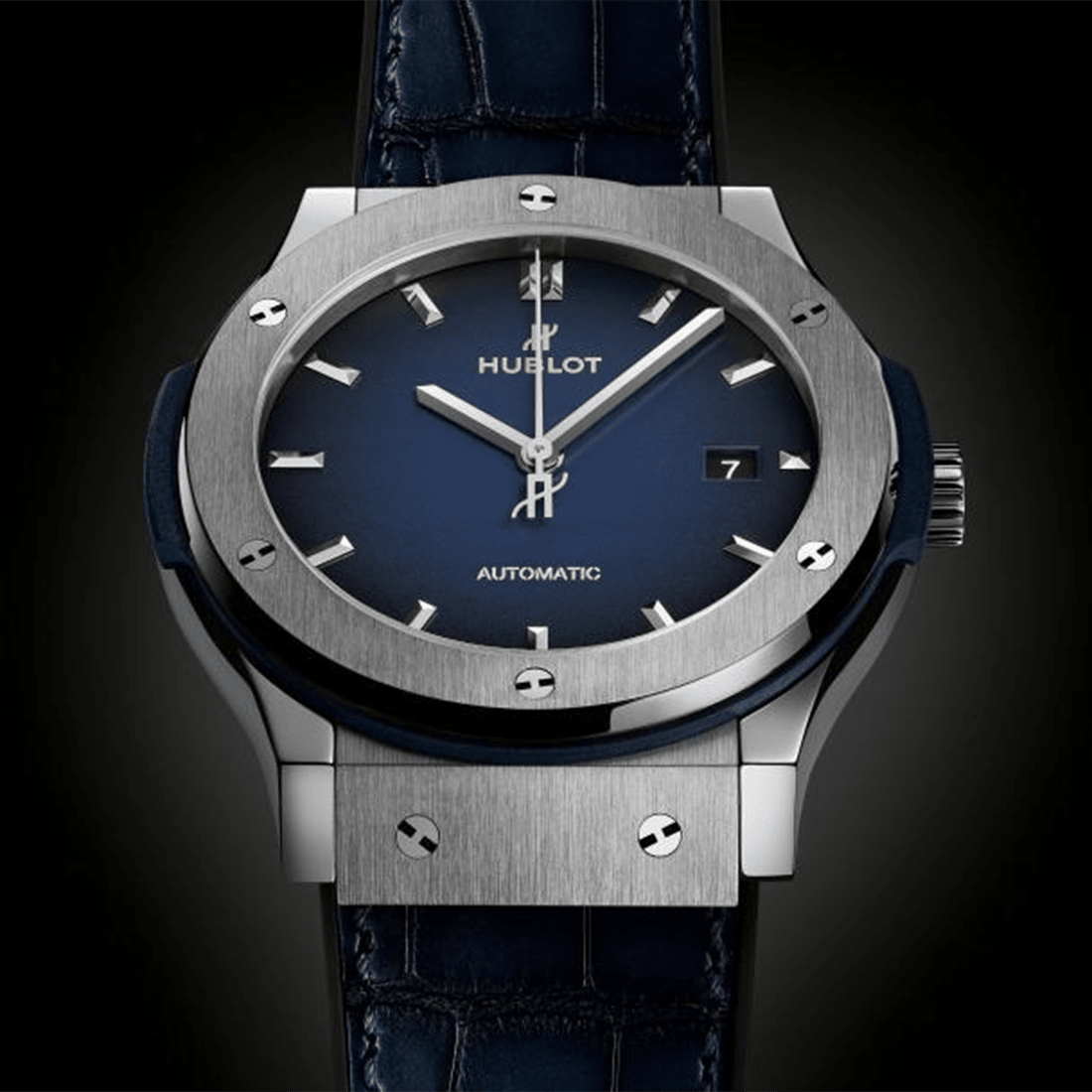 Hublot Classic Fusion Titanium Blue Dial Watch 542.NX.7170.LR thumbnail 4