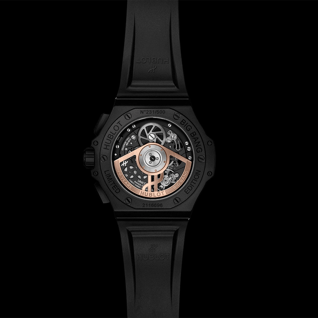 Hublot Big Bang 20th Anniversary All Black Watch 431.CI.1340.RX thumbnail 3