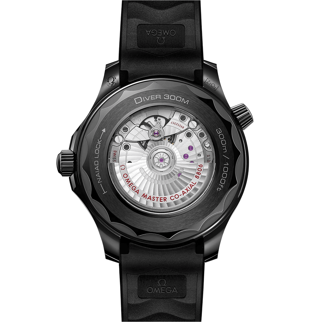 Omega Seamaster Diver 300M Co-Axial Master Chronometer 43.5 mm "Black Black" Men's Watch 210.92.44.20.01.003 thumbnail 2