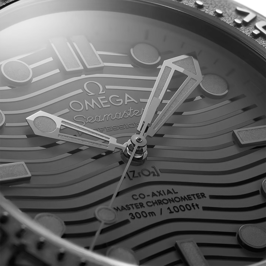 Omega Seamaster Diver 300M Co-Axial Master Chronometer 43.5 mm "Black Black" Men's Watch 210.92.44.20.01.003 thumbnail 3