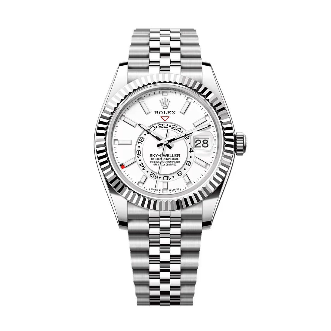 Rolex Sky-Dweller Oyster, 42 mm, Oystersteel White Gold Watch 336934-0004