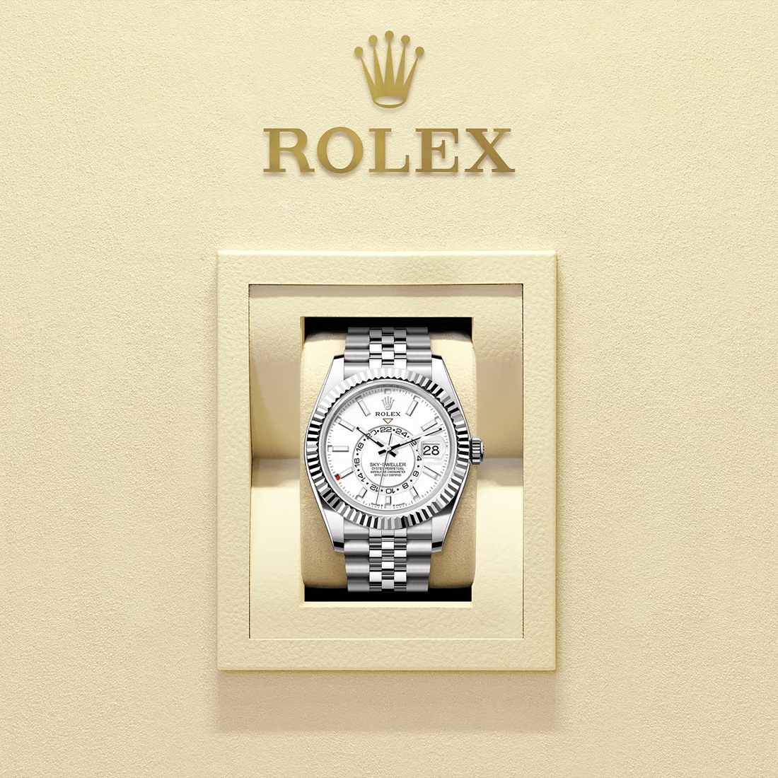 Rolex Sky-Dweller Oyster, 42 mm, Oystersteel White Gold Watch 336934-0004 thumbnail 2