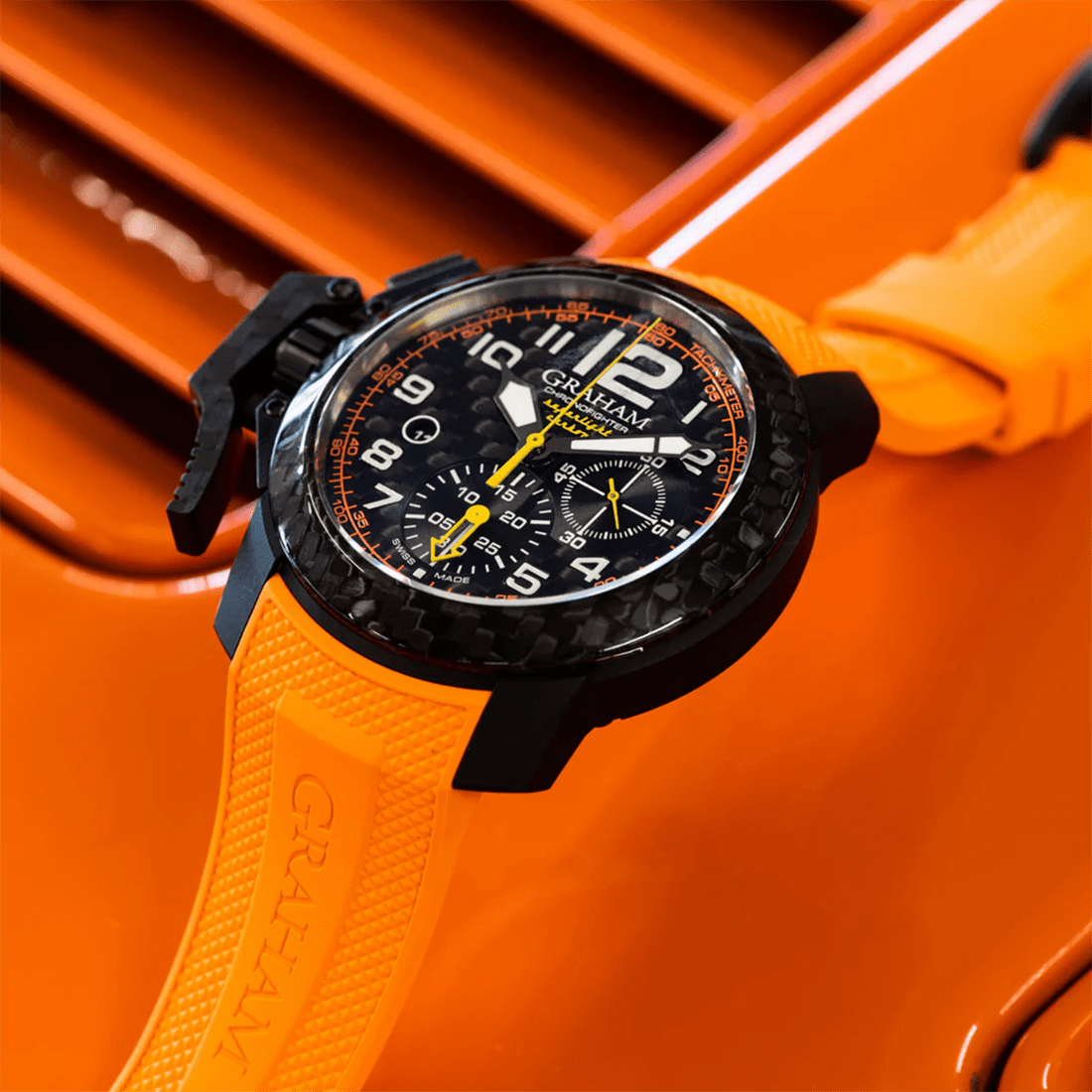 Graham Chronofighter Superlight Carbon Orange Watch 2CCBK.O01A thumbnail 3