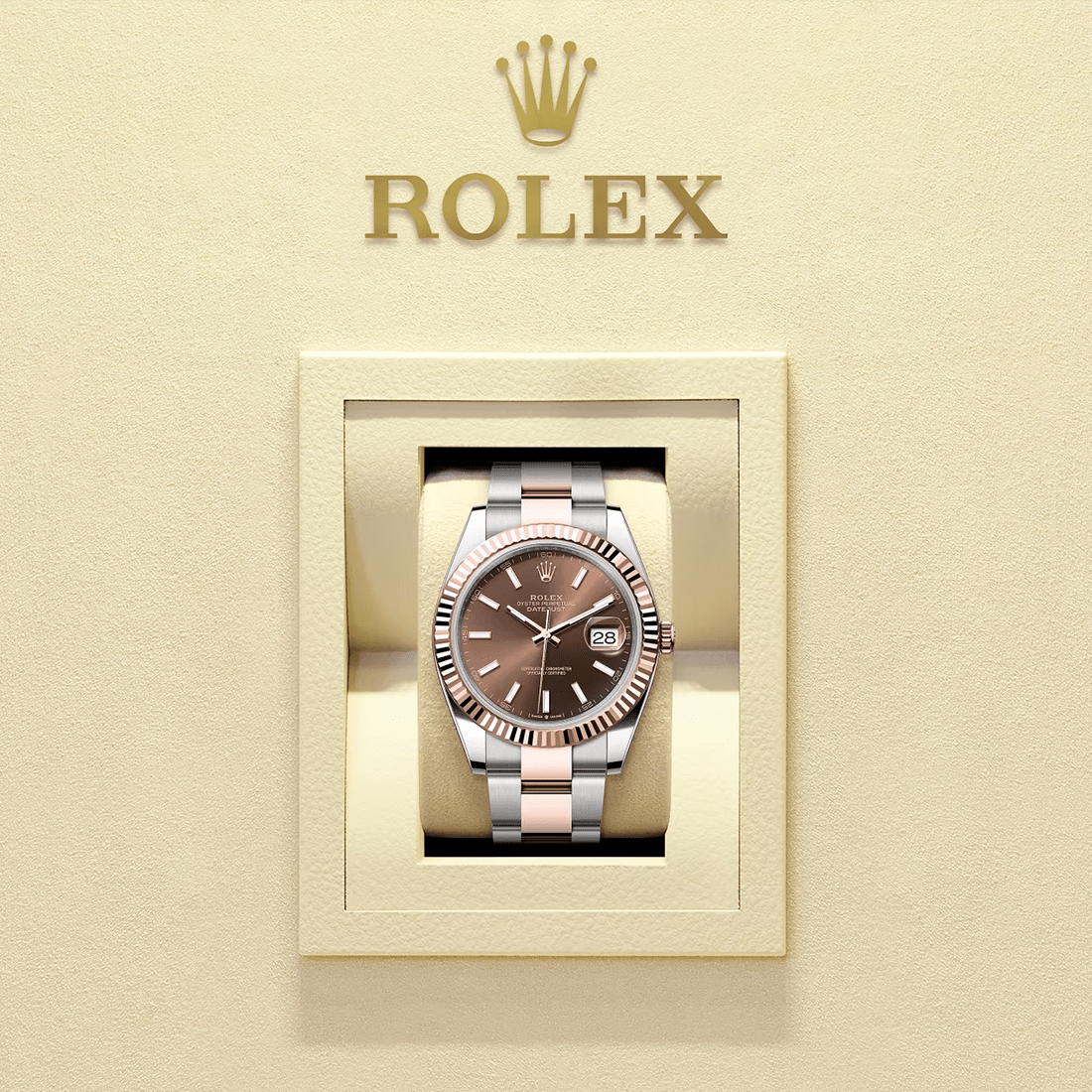 Rolex Datejust 36 Oyster, Oystersteel Everose Gold Watch 126231-0013 thumbnail 5