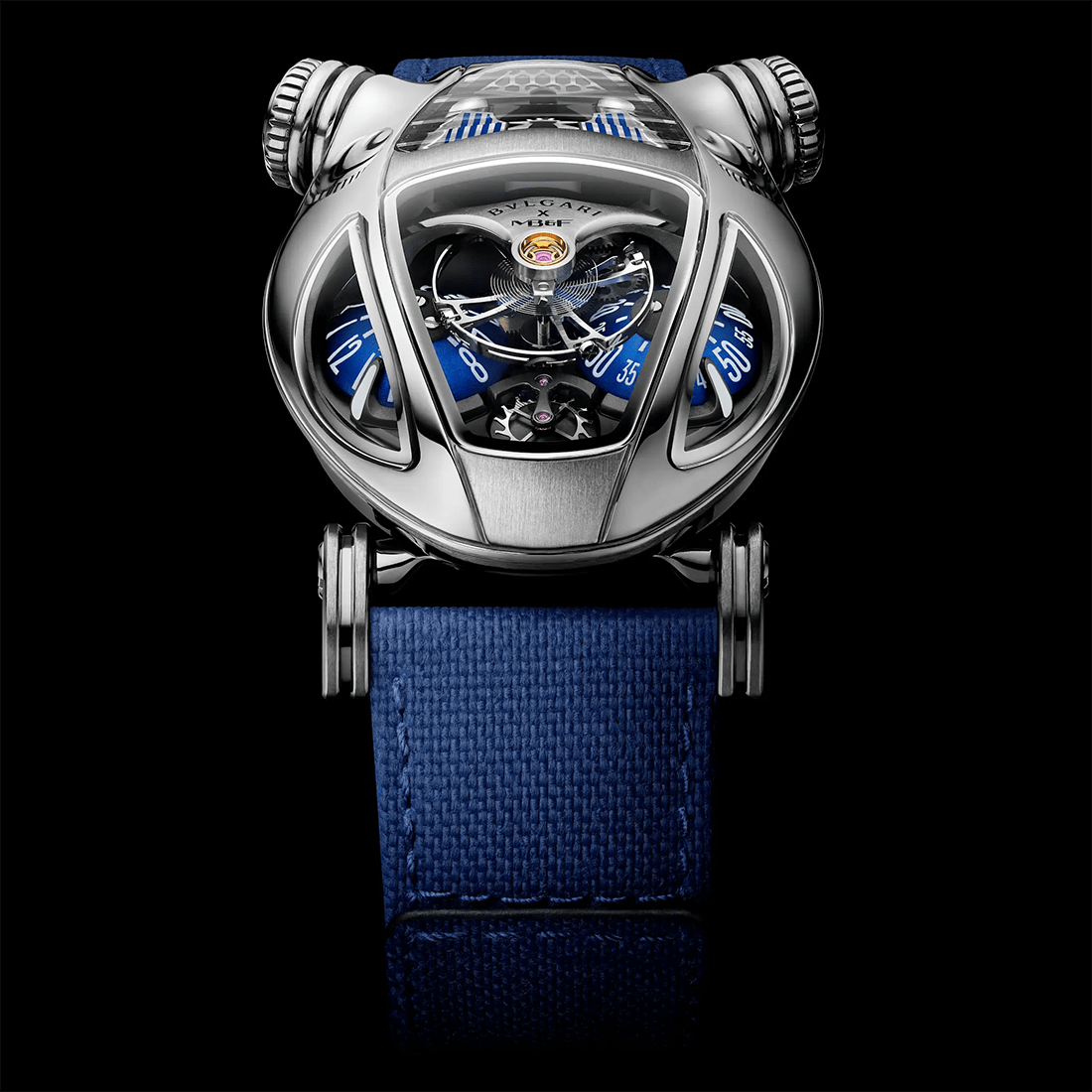 MB&F x Bvlgari Serpenti Titanium Blue Strap Watch 101.TL.BU thumbnail 2