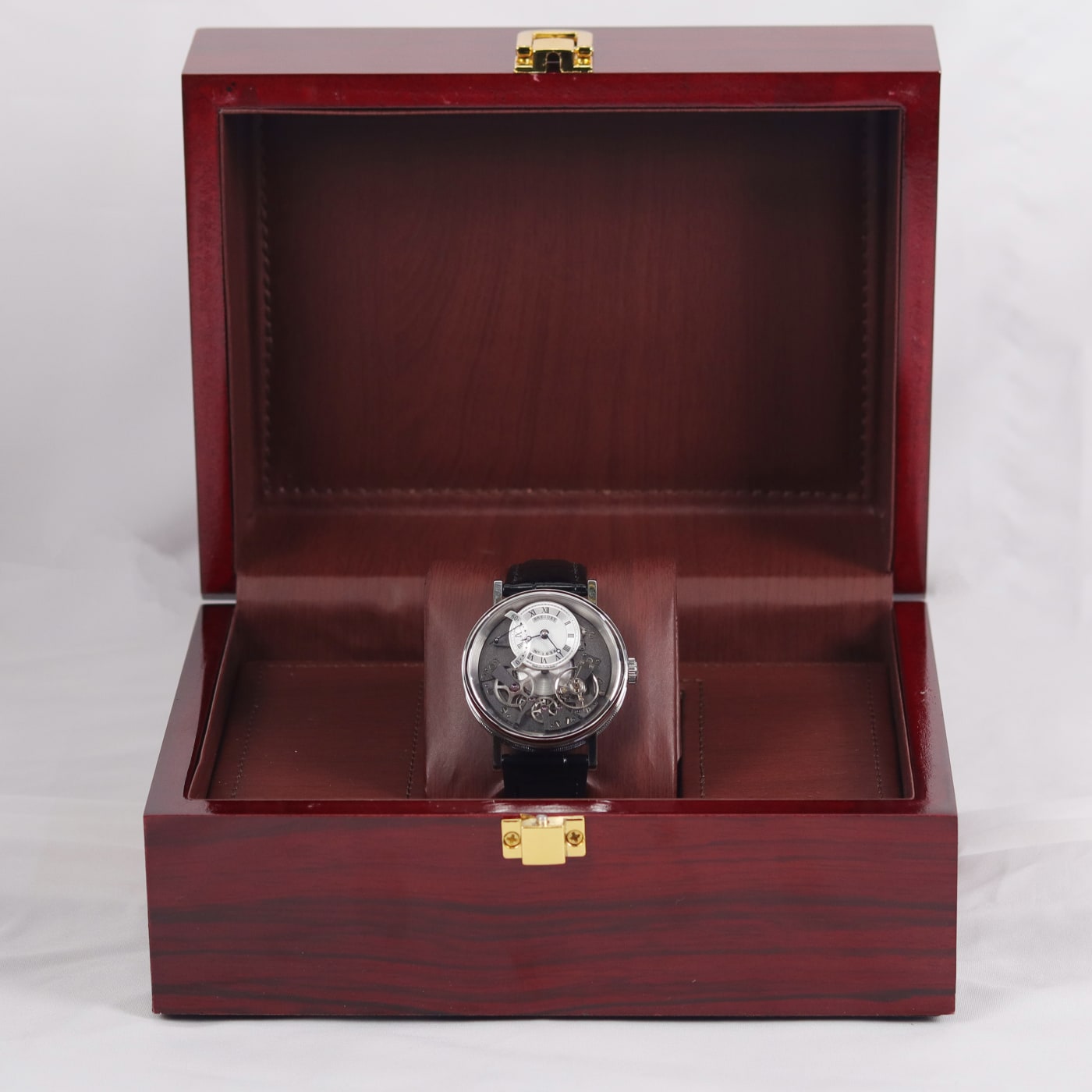 Breguet Tradition Automatique Seconde Rétrograde 40mm 18k White Gold Watch 7097BB/G1/9WU thumbnail 2