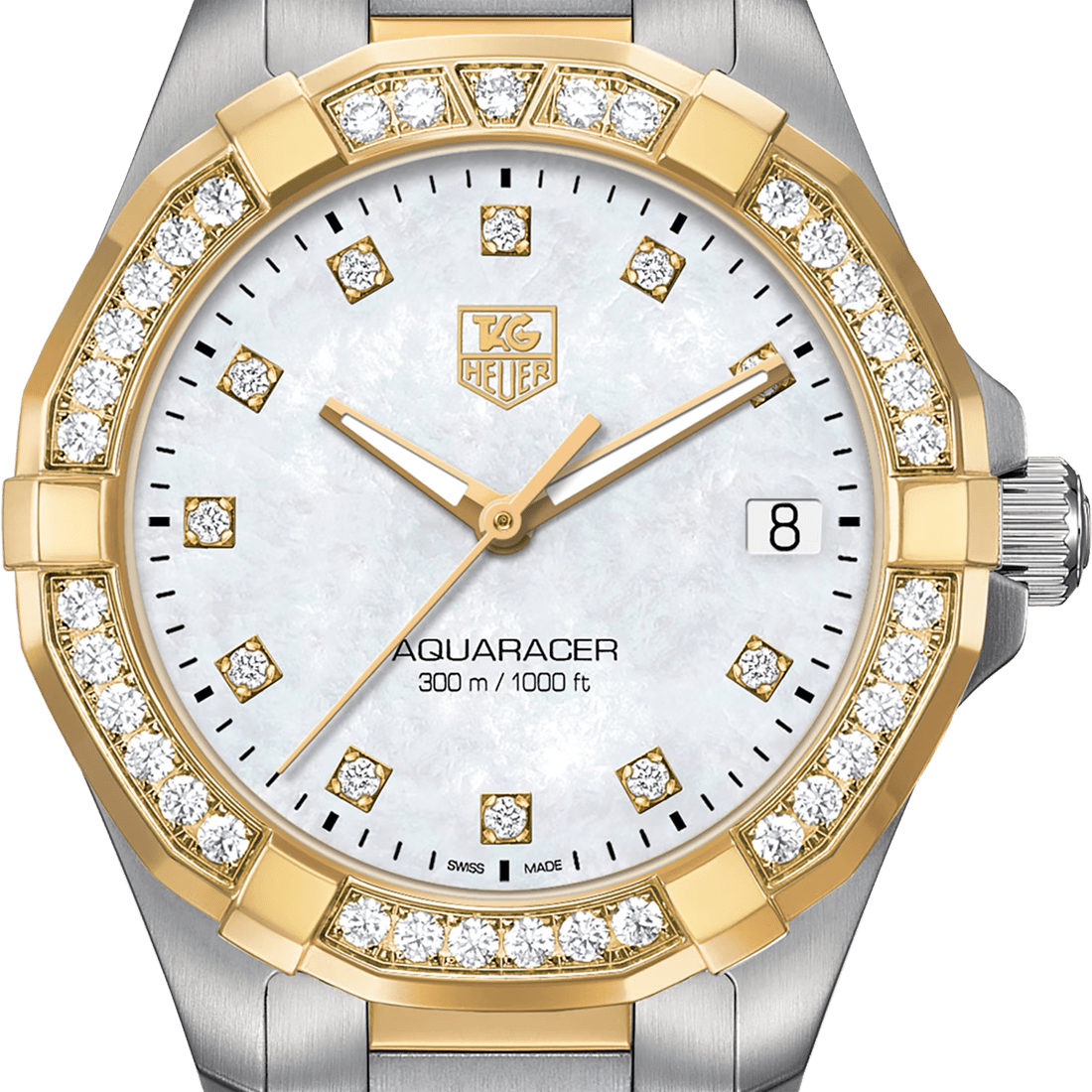 Tag Heuer Aquaracer Quartz Two-Tone Watch WBD1323.BB0320 thumbnail 2