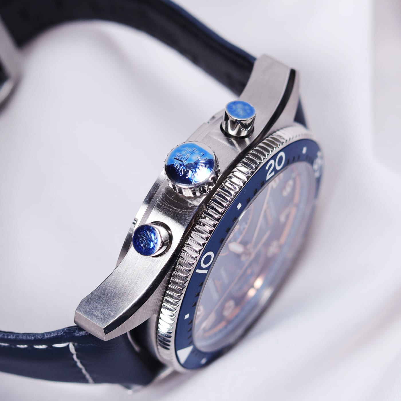 Longines Spirit Flyback 42 mm, Blue Dial, Blue Strap Automatic Watch, L3.821.4.93.2 thumbnail 7