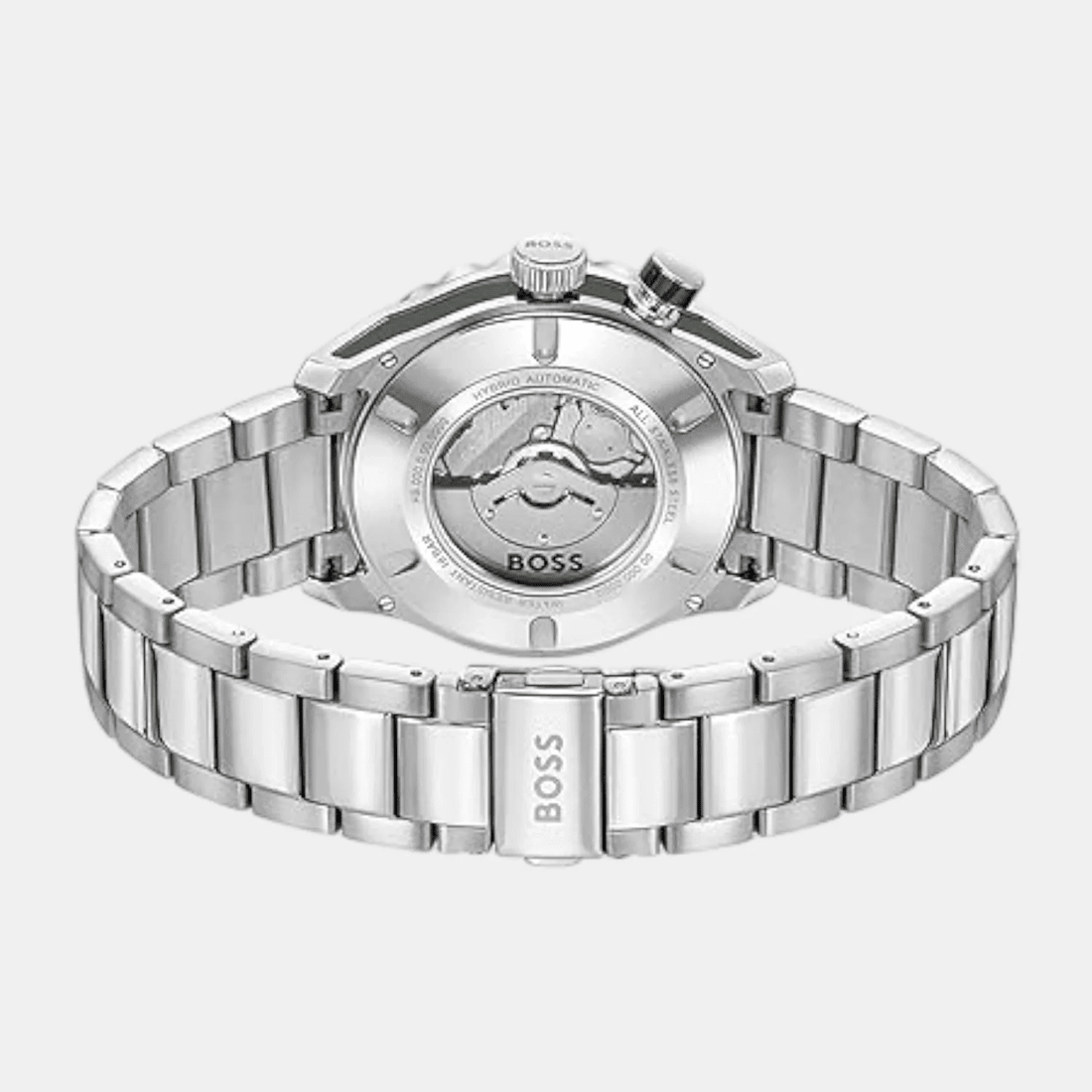 Boss Bossmatic Men Automatic Green Dial Analog Stainless Steel Watch 1514178 thumbnail 3