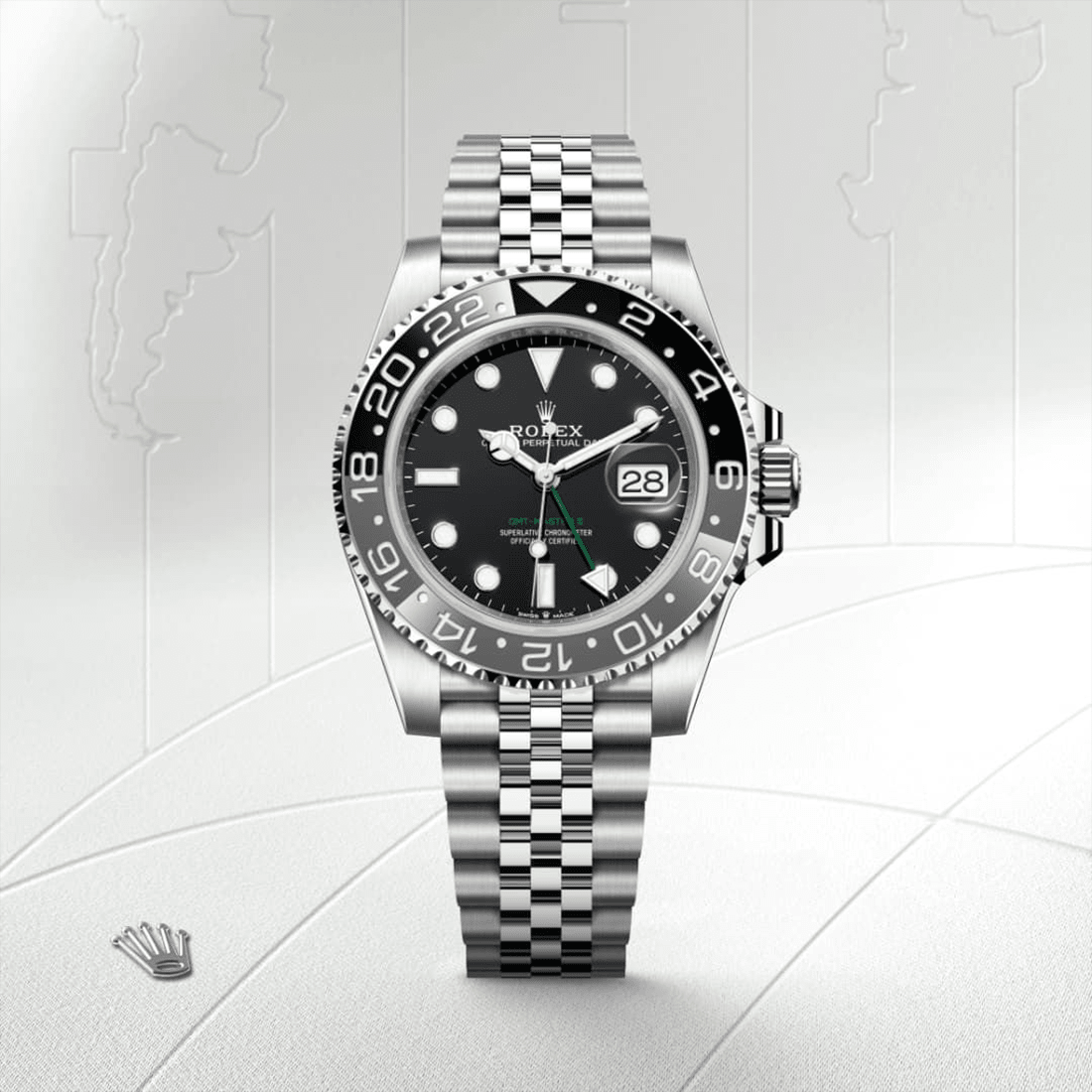 Rolex GMT-Master II Oyster, 40 mm, Oystersteel Black Dial Watch M126710GRNR-0003 thumbnail 4