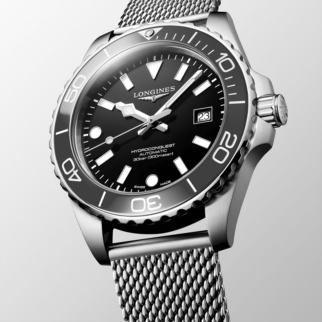 Longines HydroConquest Exclusive Edition Black Dial Watch L3.779.4.70.6 thumbnail 2