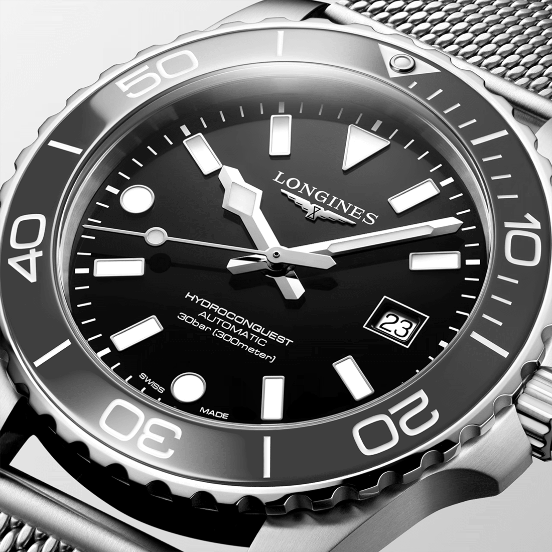 Longines HydroConquest Exclusive Edition Black Dial Watch L3.779.4.70.6 thumbnail 4